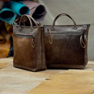 ‼️NOVINKA‼️ Kožená Kabelka Tote Bag s Chlupatou Kapsou ToteBag | Nákupní taška | Velká kabelka přes rameno | Kožená...